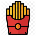 French Fries Fast Food Potatoes Icon