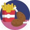 Food French Fries Fast Food Icon