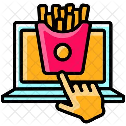 French Fries Order Laptop  Icon