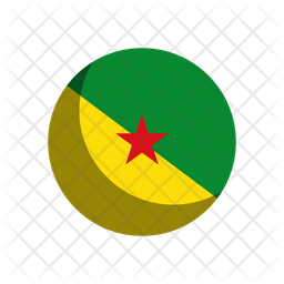 Free French Guiana Flag Icon Of Rounded Style Available In Svg Png Eps Ai Icon Fonts