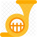 French Horn Music Instrument Wind Instrument Icon