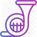 French Horn Music Instrument Wind Instrument Icon