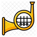 Trumpet Music Instrument French Horn Icône