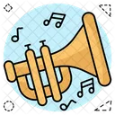 French Horn Musical Instruments Trumpet Icon