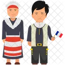 French Outfit French Clothing French Dress Icon