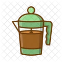 French Press Coffee Cafe Icon