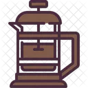 French Press Beverage Cafe Icon
