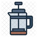 French Press Coffee Tool Icon