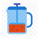 French Press Coffee Drink Icon