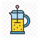 French Press Coffee Drink Icon