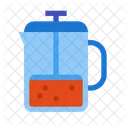 French Press Coffee Drink Icon