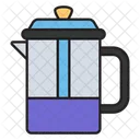 French Press Coffee Drink Icon