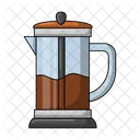 French Press Coffee Coffee Maker Icon