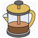 French Press Coffee Drink Icon