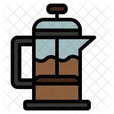 French Press Cafe Coffee Icon