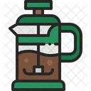 French Press Coffee Press Icon