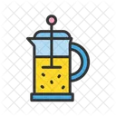 French Press Coffee Drink Icon