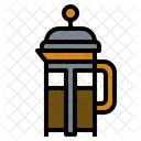 Frenchpress Coffee Drink Icon