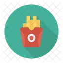 French Fries Junk Icon