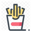 Frenchfries Food Snacks Icon
