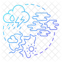 Concepto De Ciencia Atmosferica Similar Icono