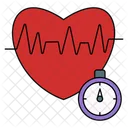 Rythme cardiaque  Icône