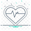 Rythme cardiaque  Icône