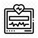 Frequencia Cardiaca Monitor Ecg Ícone