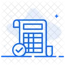 Frequency Table Frequency Graph Data Chart Icon