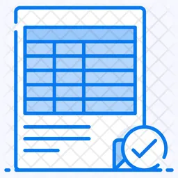 Frequency Table  Icon
