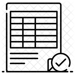 Frequency Table  Icon