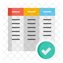 Frequency Table  Icon