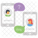 Frequently Asked Question Faq Chat Support Icon