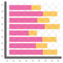 Equalizer Diagramm Frequenzdiagramm Datenvisualisierung Symbol