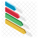 Equalizer Diagramm Frequenzdiagramm Datenvisualisierung Symbol