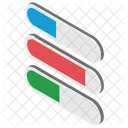 Equalizer Diagramm Frequenzdiagramm Datenvisualisierung Symbol