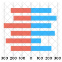 Equalizer Diagramm Frequenzdiagramm Datenvisualisierung Symbol