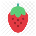 Fresa Fruta Vegetariano Icon