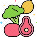Fresh Fruit Food Icon