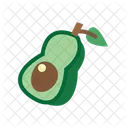 Fresh Avocado Local Produce Authentic Icon