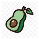 Fresh Avocado Local Produce Authentic Icon
