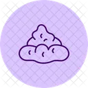 Fresh cow dung  Icon