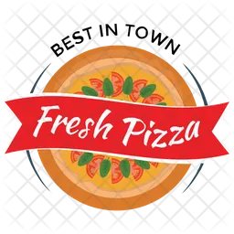 hot fresh pizza logo
