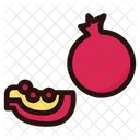 Fresh Pomegranate Local Produce Authentic Icon