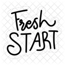 Fresh Start Motivation Positivity Icon