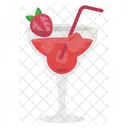 Fresh Strawberry Daiquiri Cocktail  Icon
