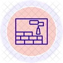 Fresko Wandmalerei Symbol