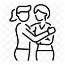 Unterstutzung Durch Freunde Trost Beileid Symbol