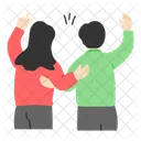 Freunde Freundschaft Bindung Symbol