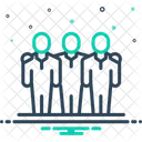 Familie Gemeinschaft Team Symbol